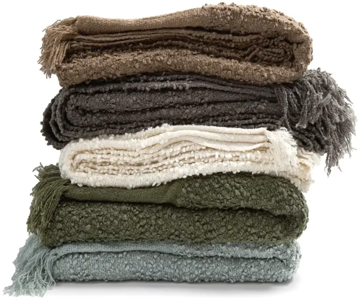 Murphy Modern Classic Blue Oversized Throw Blanket