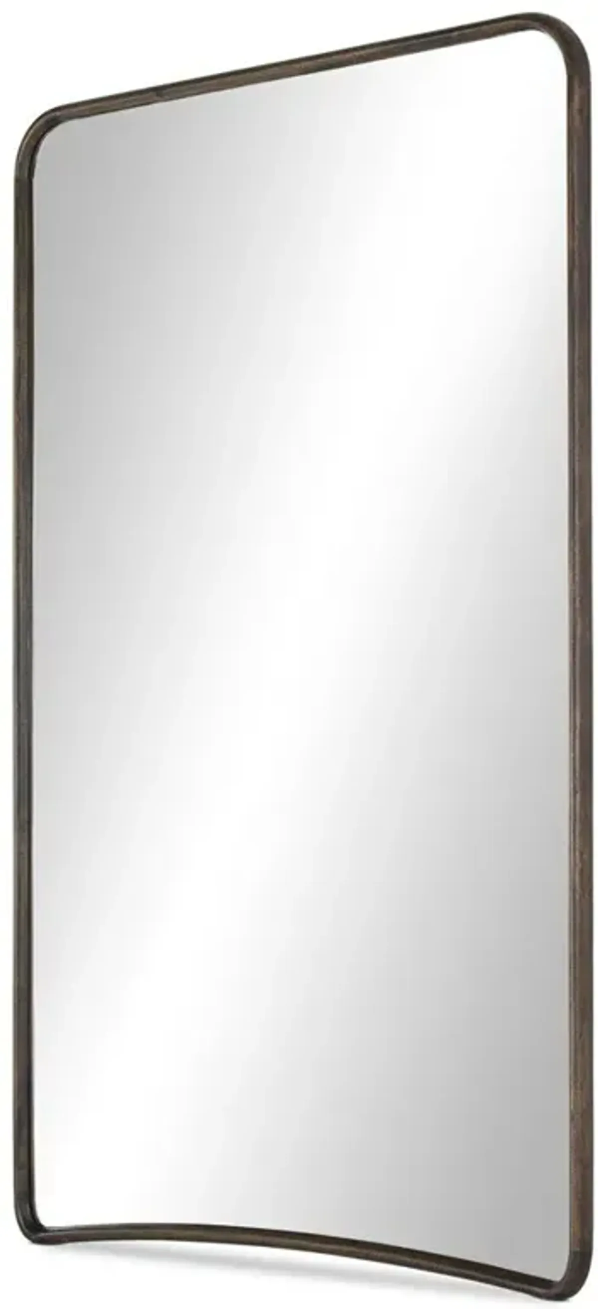 Nova Modern Classic Aged Brown Mango Wood Full Length Floor Mirror