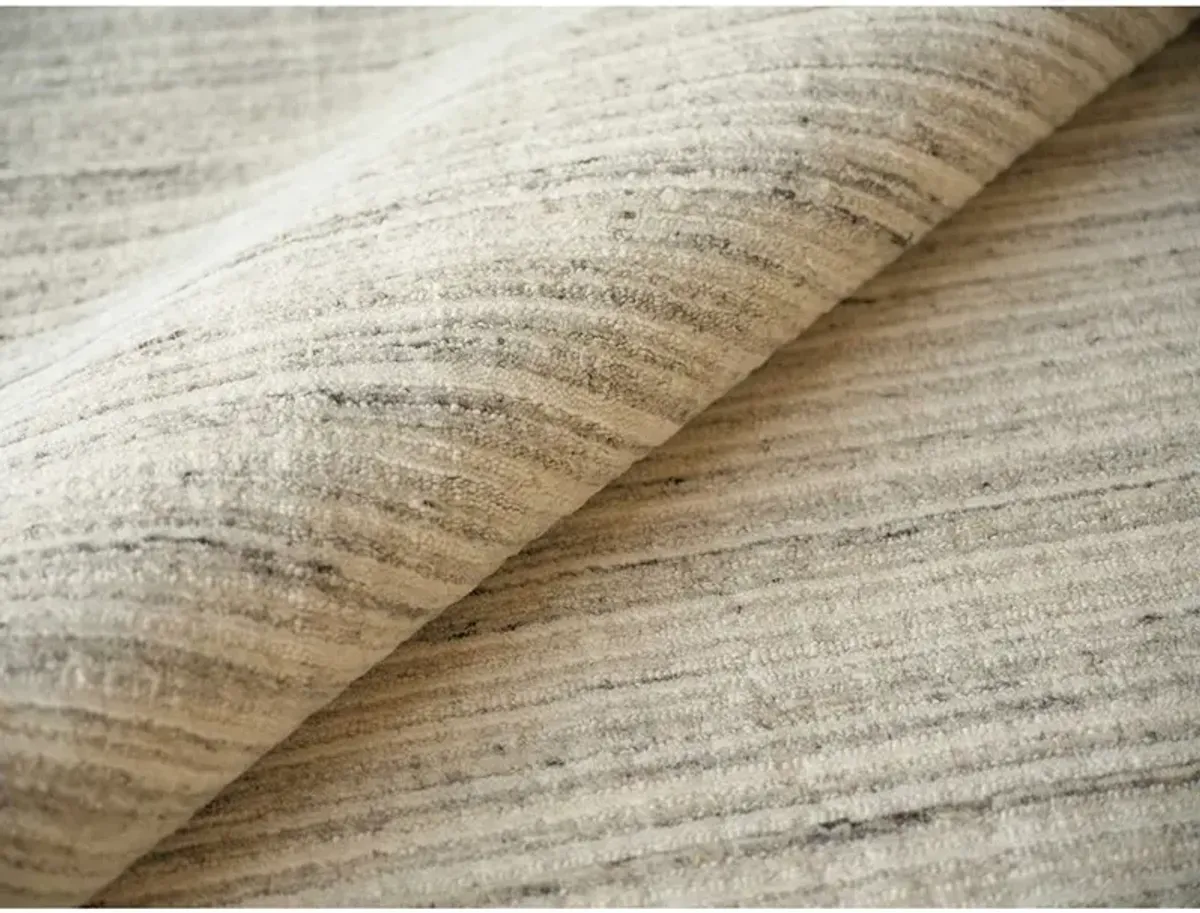 Althea Coastal Beach Grey Wool Solid Rug - 10'x14'