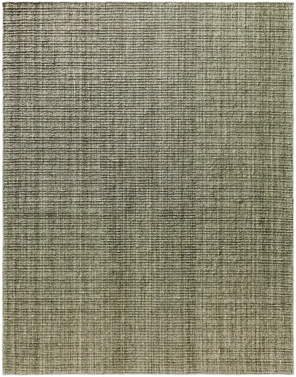 Novalie Modern Classic Green Wool Solid Rug - 10'x14'