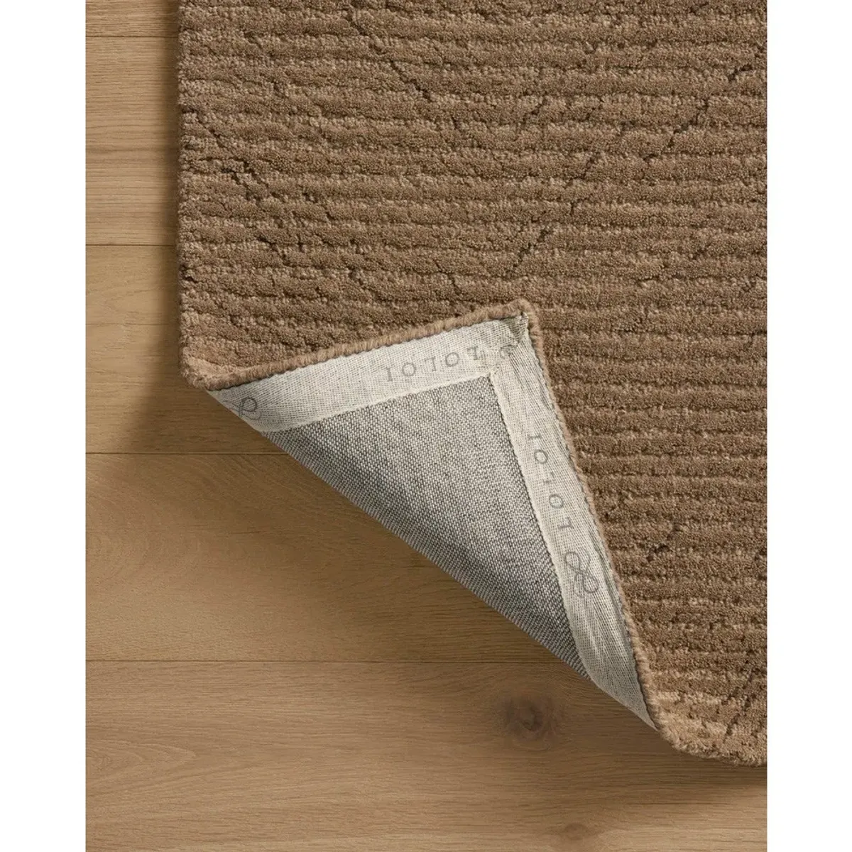 Irvale Updated Traditional Pebble Brown Wool Solid Rug - 8'6"x12'