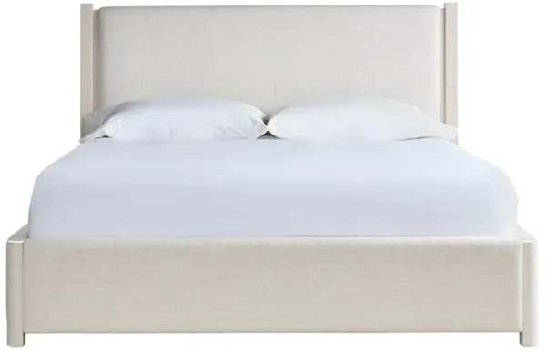 Leith Modern Classic Light Grey Wood Bed - King