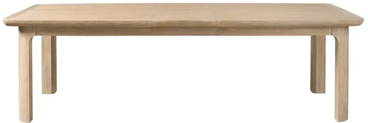 Alwyn Modern Classic Light Oak Rectangular Extendable Dining Table - 86-104"