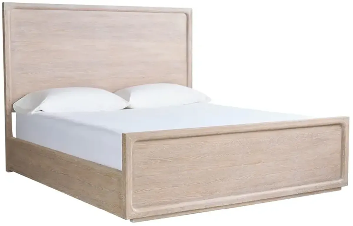 Alwyn Modern Classic Light Oak Panel Bed - King