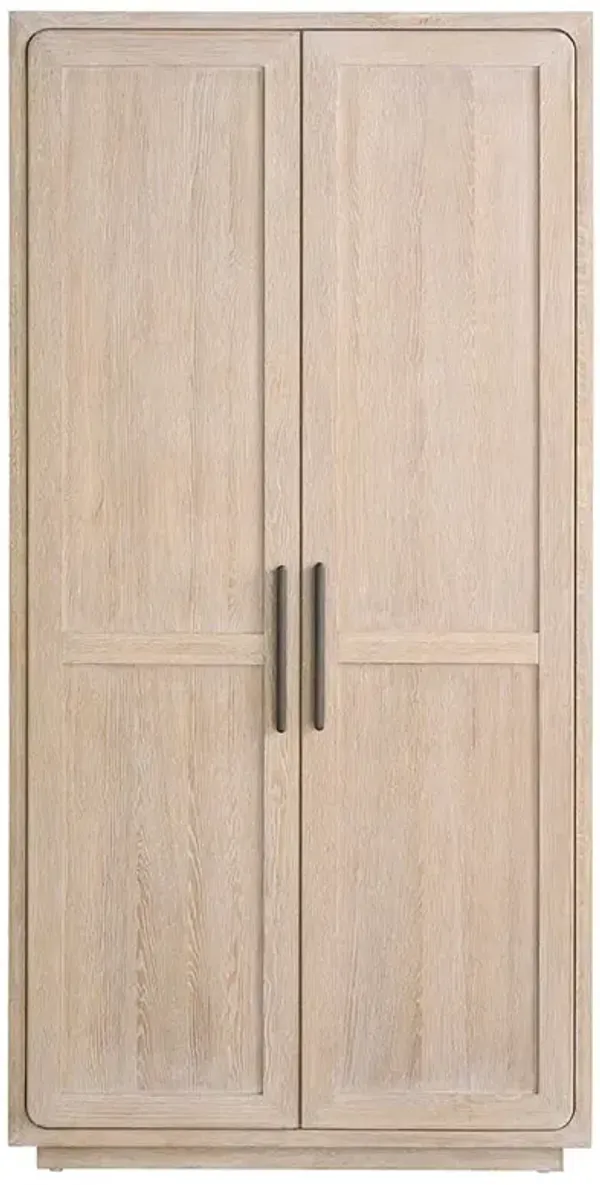 Alwyn Modern Classic Light Oak Armoire