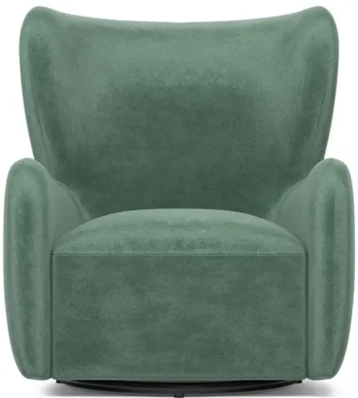 Bradlie Chocolate Mousse Performance Velvet Swivel Chair