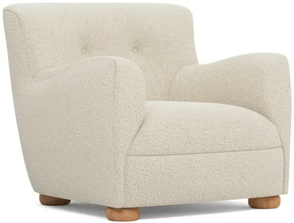 Braemar Whipped Cream Textured Bouclé Chair