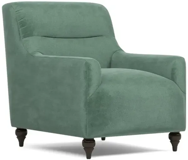 Gracelynn Stone Pine Performance Velvet Chair