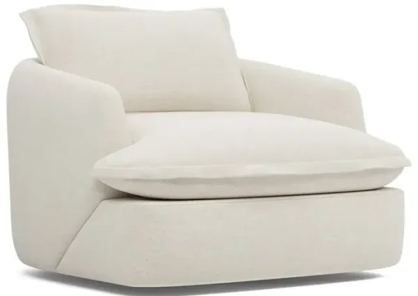 Valery Heathered Ivory Performance Chair