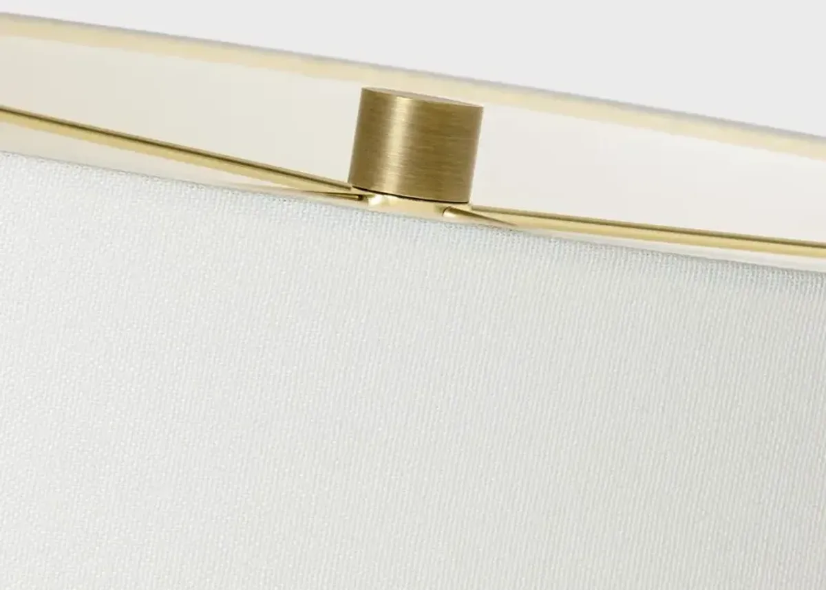 Visual Comfort Studio Marcel Coastal Beach White Ceramic Table Lamp