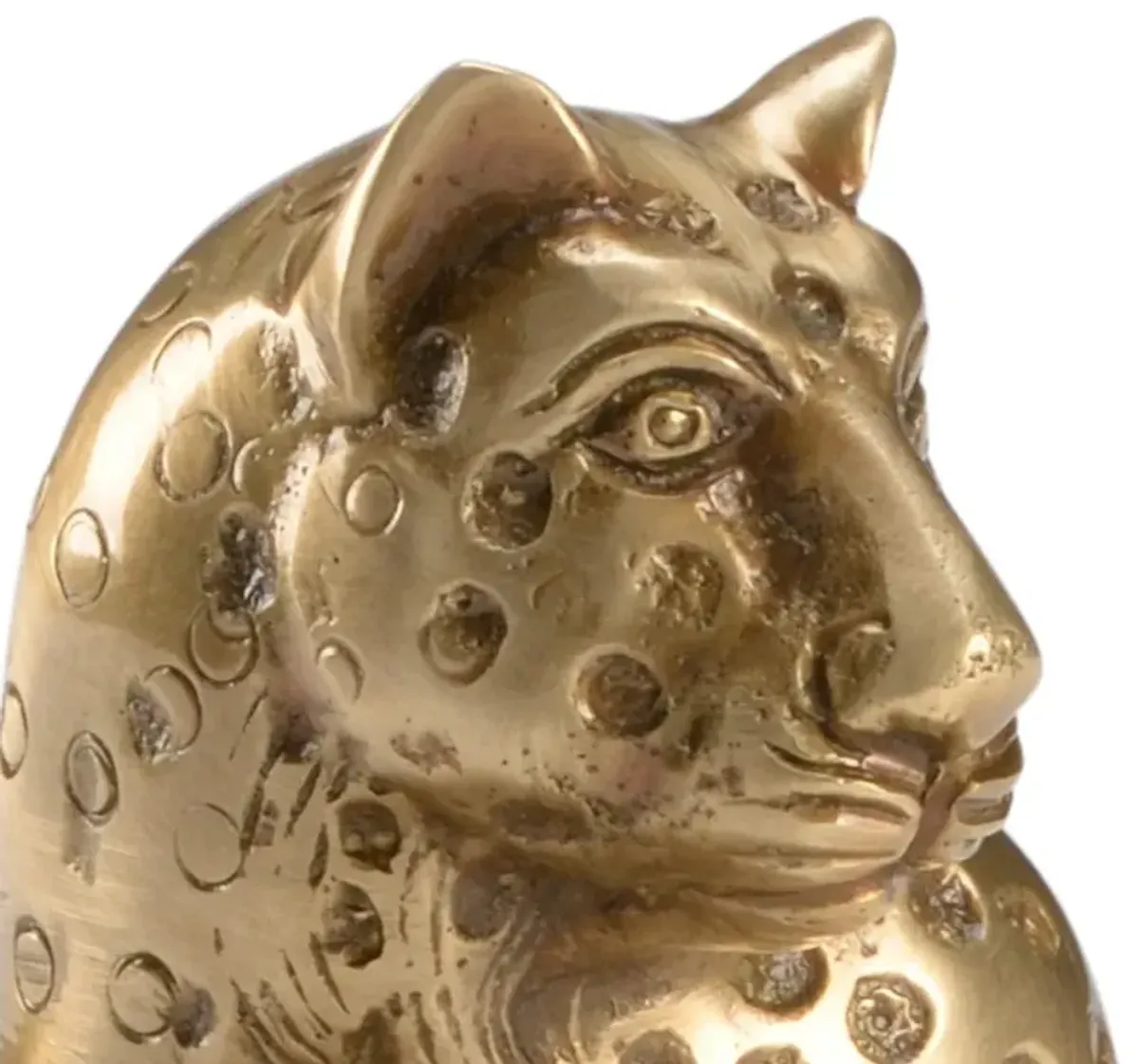 Paxton Updated Traditional Gold Leopard Votive Candleholder