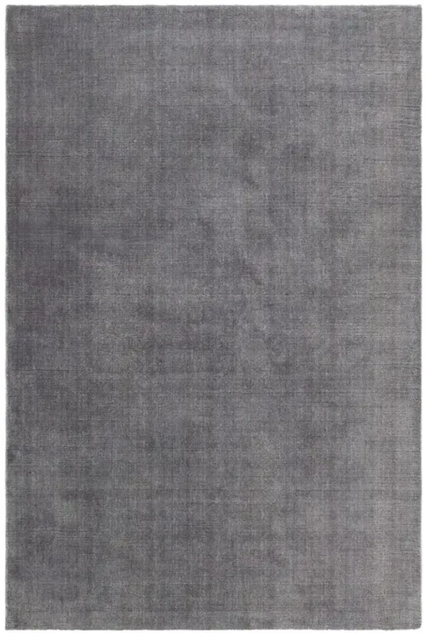 Millie Updated Traditional Blue Solid Hand Knotted Rug - 10'x14'