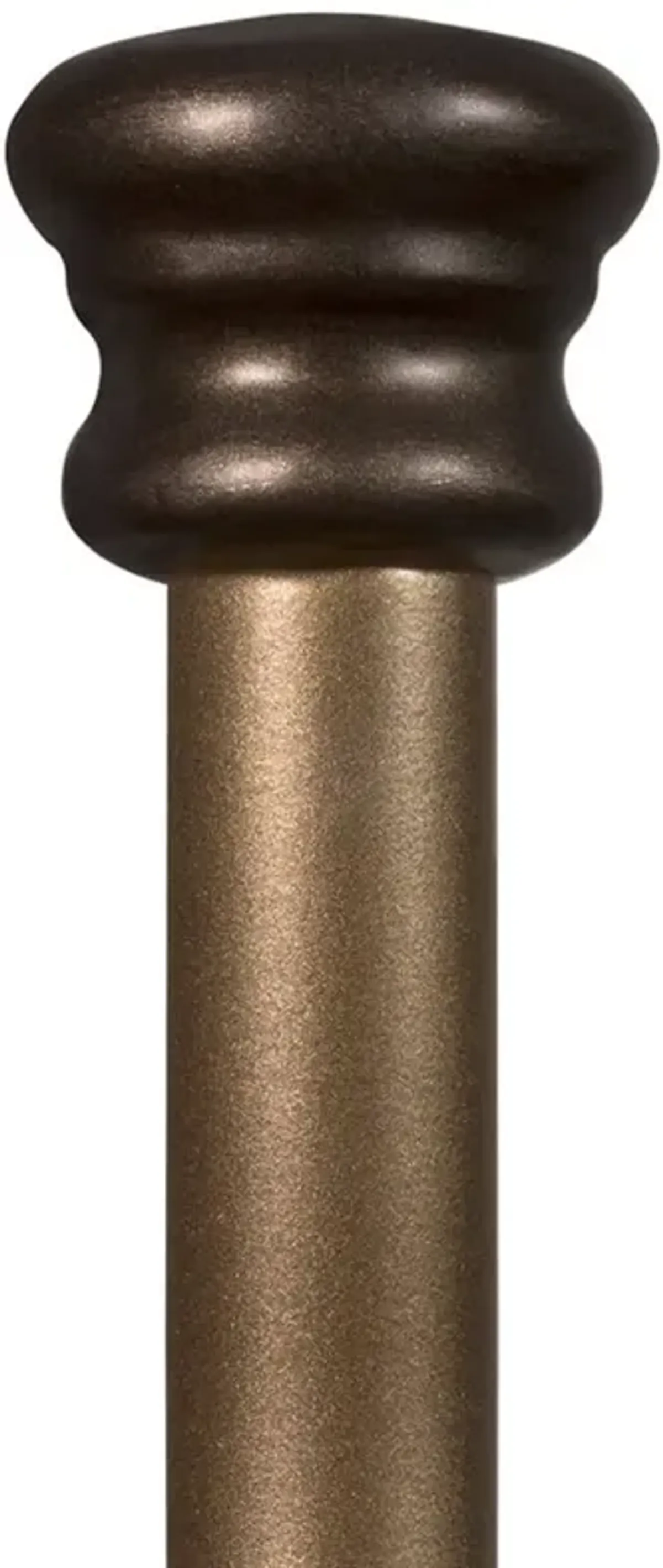 Lascaux French Country Aged Brass Iron Bed - California King