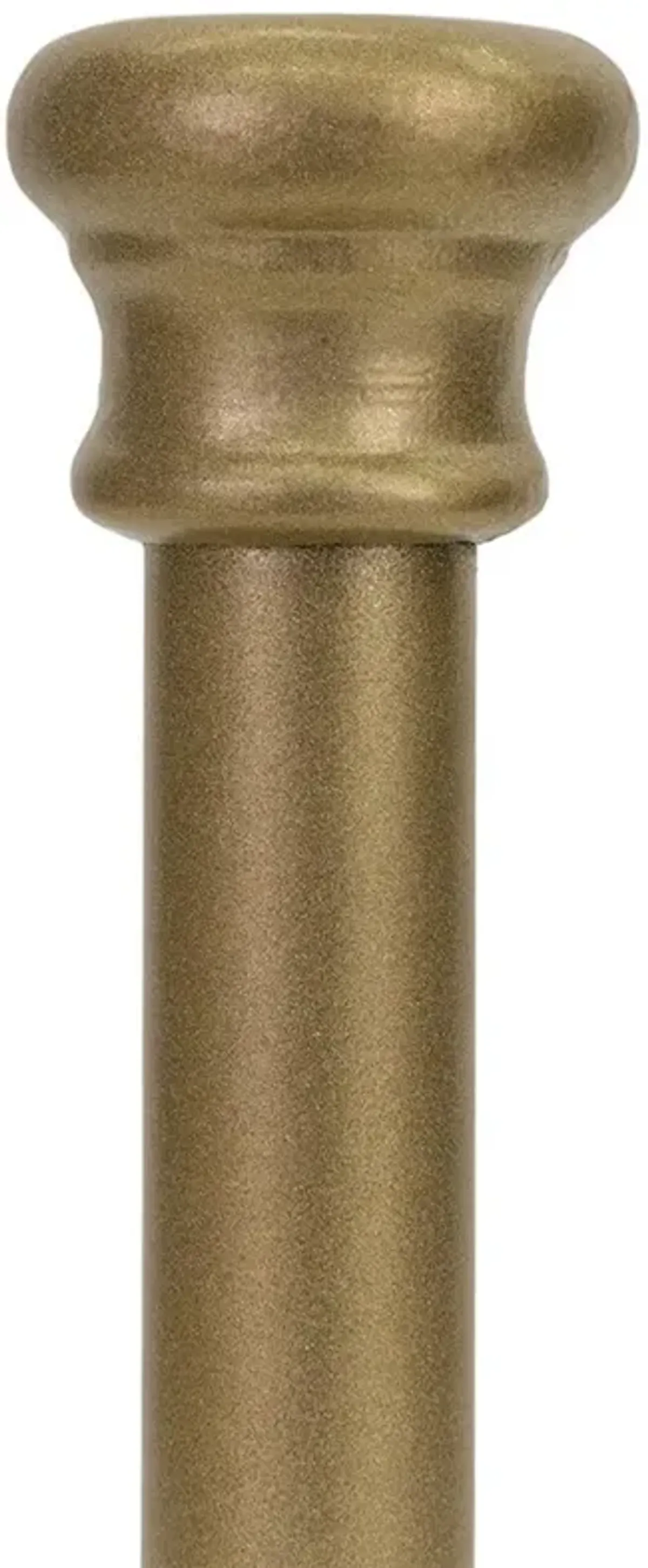 Corse French Country Opaque Gold Iron Bed - California King