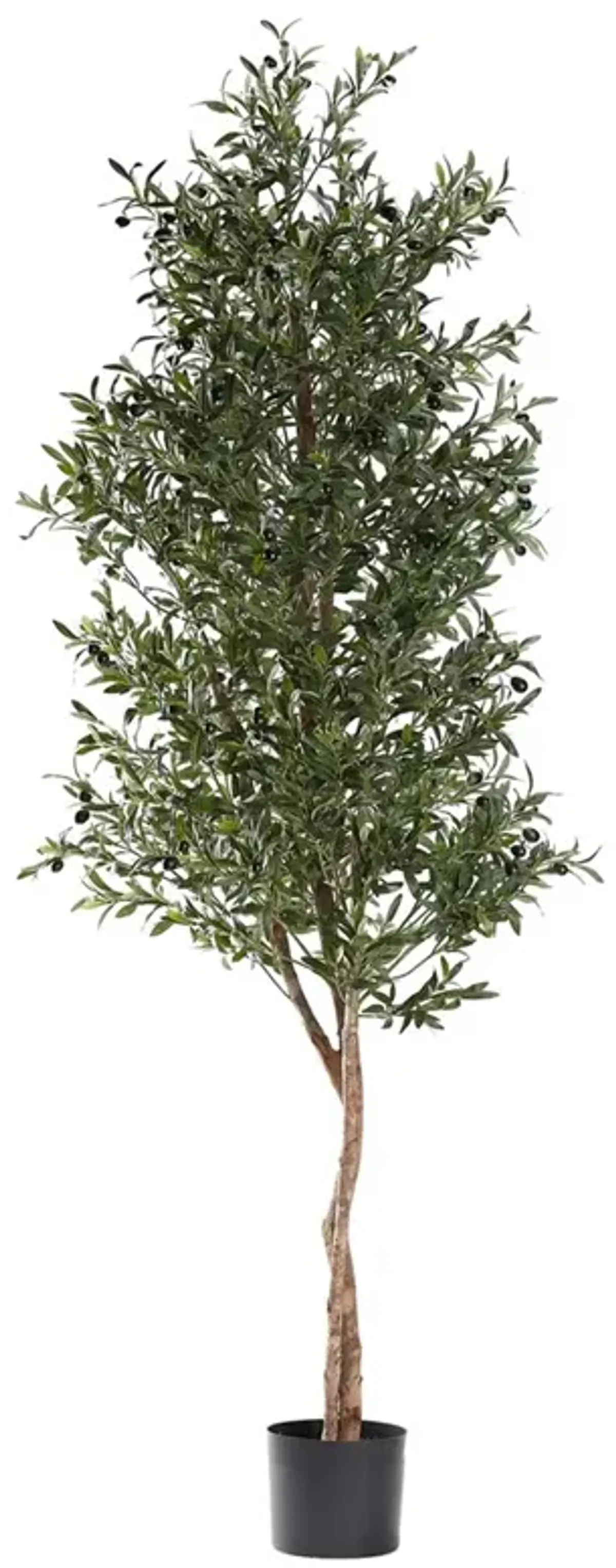 Bridger Modern Classic Green Faux Olive Potted Tree