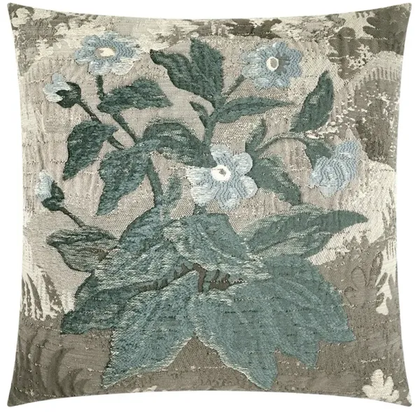 Victoire Updated Traditional Baltic Cotton Floral Throw Pillow - 24x24