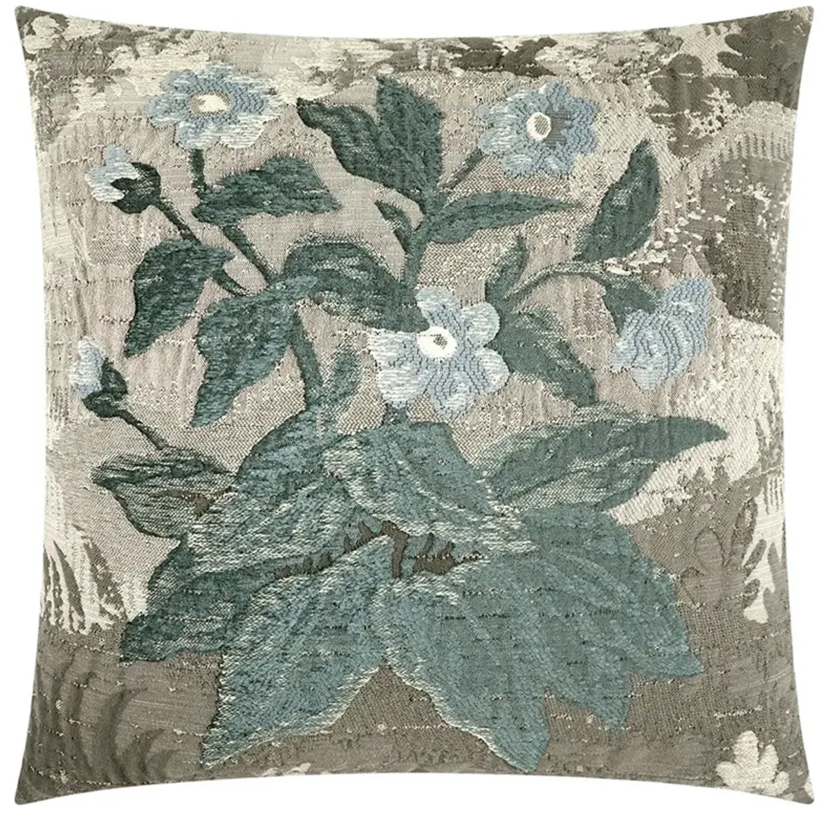 Victoire Updated Traditional Baltic Cotton Floral Throw Pillow - 22x22