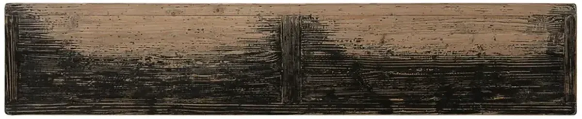 Aminah Rustic Lodge Distressed Black Pine Wood Sideboard