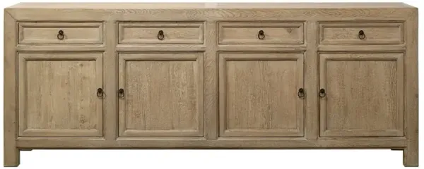 Marcus Rustic Lodge Weathered Natural Pine Wood Sideboard