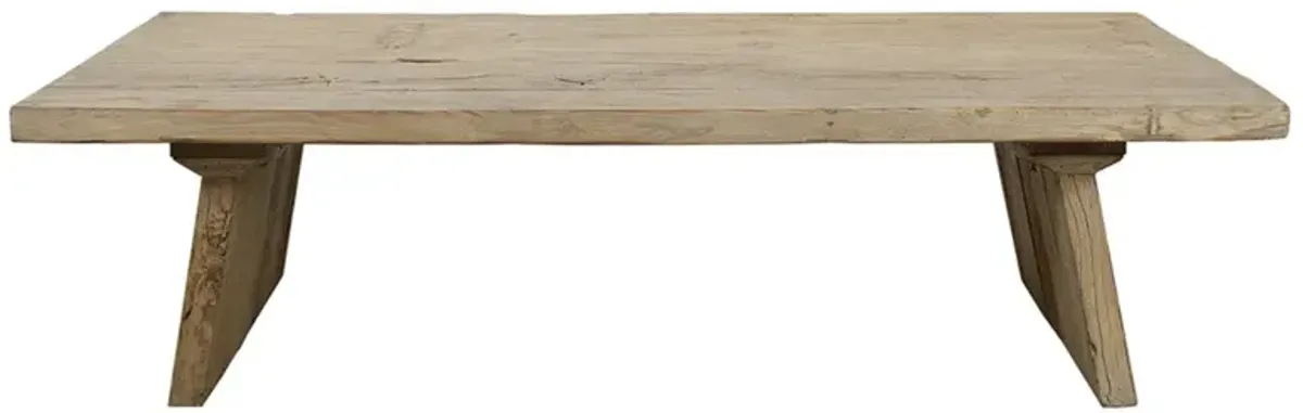 Rosalind Rustic Lodge Weathered Natural Raw Pine Wood Coffee Tables