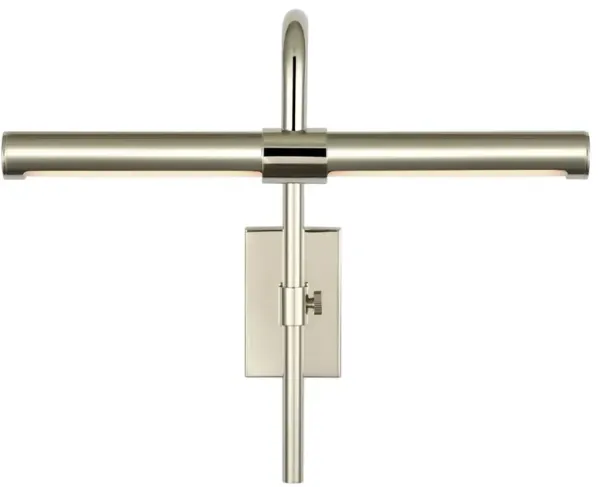 Visual Comfort Kidd Polished Nickel Single Arm Frame Mount Picture Light Sconce