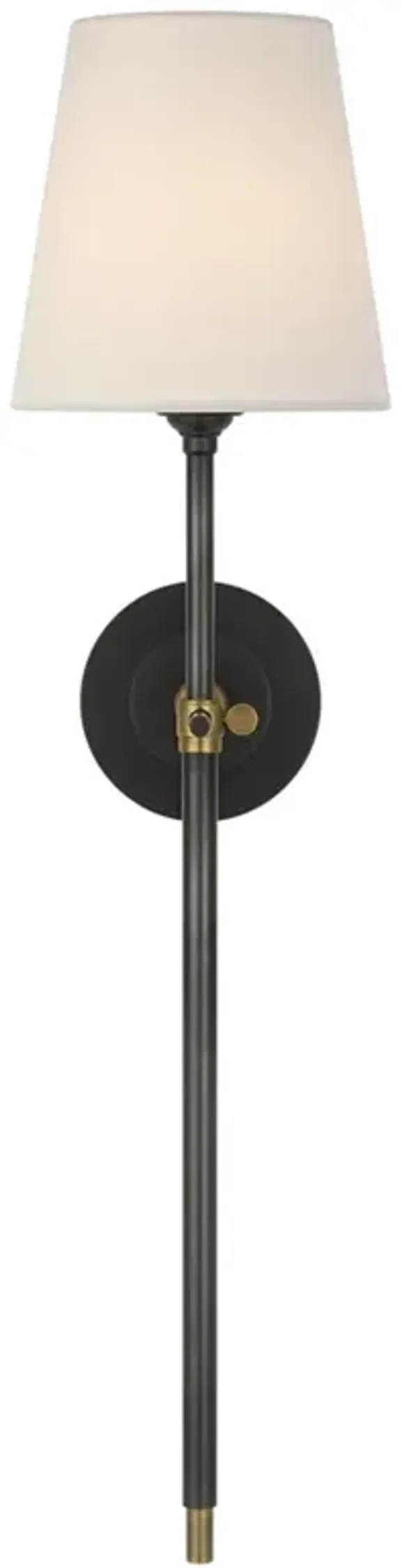 Visual Comfort Bryant Modern Classic Antique Brass Accent Bronze Cordless Tail Sconce