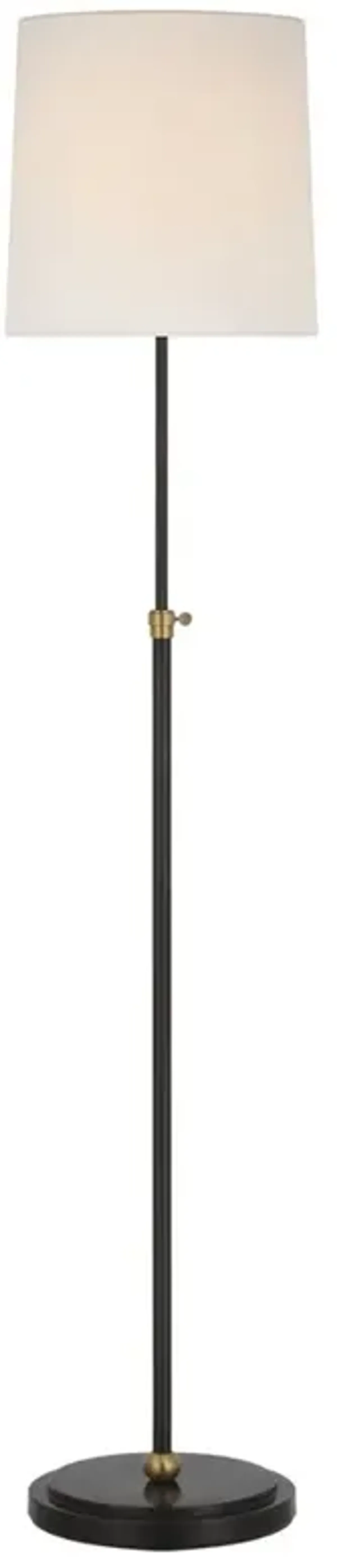 Visual Comfort Bryant Modern Classic Antique Brass Accent Bronze Cordless Floor Lamp