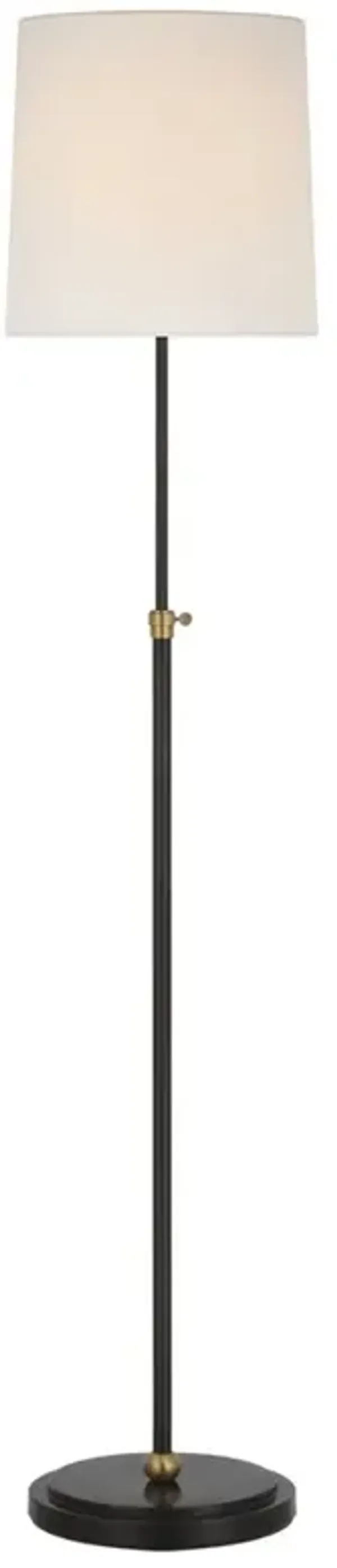 Visual Comfort Bryant Modern Classic Antique Brass Accent Bronze Cordless Floor Lamp