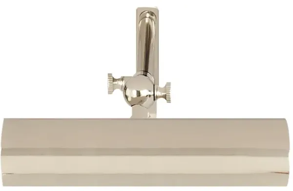 Visual Comfort Frame Makers Traditional Polished Nickel Single Arm Picture Light Sconce - 8"