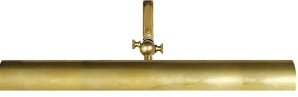 Visual Comfort Frame Makers Traditional Antique Brass Single Arm Picture Light Sconce - 18"