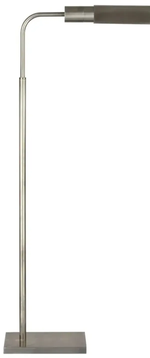 Visual Comfort Studio Modern Classic Antique Nickel Cordless Pharmacy Floor Lamp