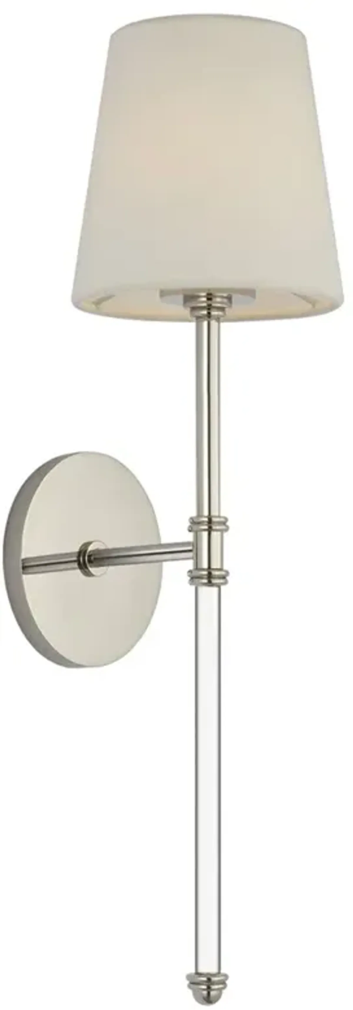 Visual Comfort Camille Modern Classic Polished Nickel Cordless Wallchiere Sconce