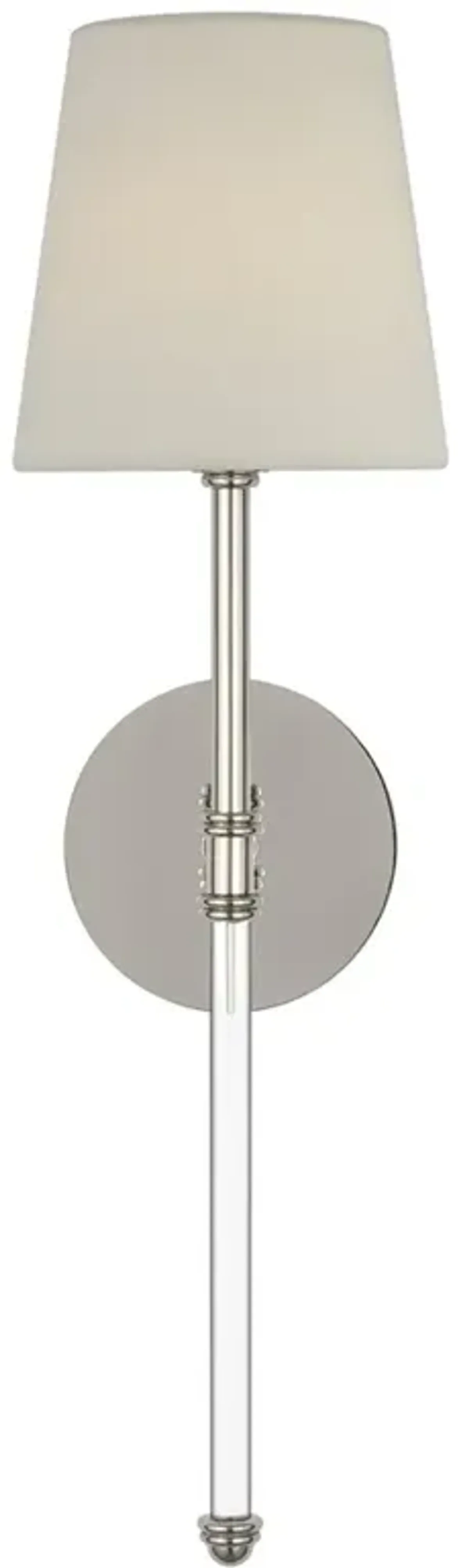 Visual Comfort Camille Modern Classic Polished Nickel Cordless Wallchiere Sconce