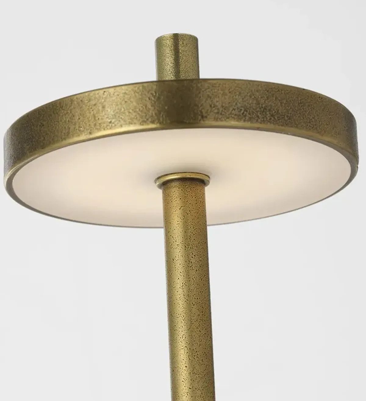 Visual Comfort Sene Modern Classic Museum Brass Rechargeable Floor Lamp