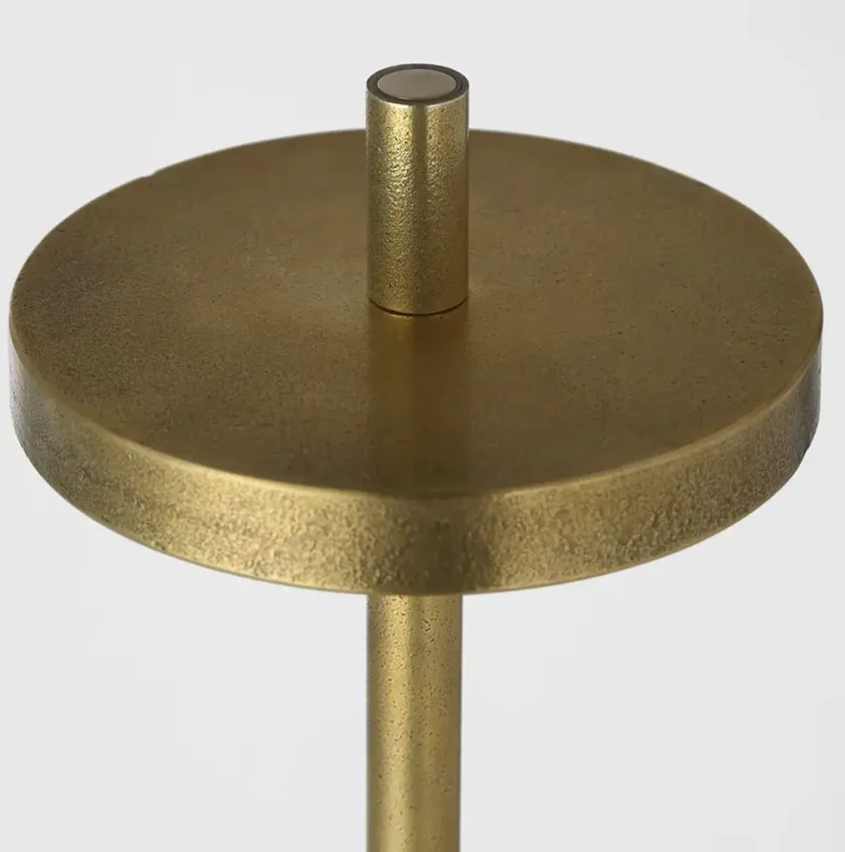 Visual Comfort Sene Modern Classic Museum Brass Rechargeable Floor Lamp