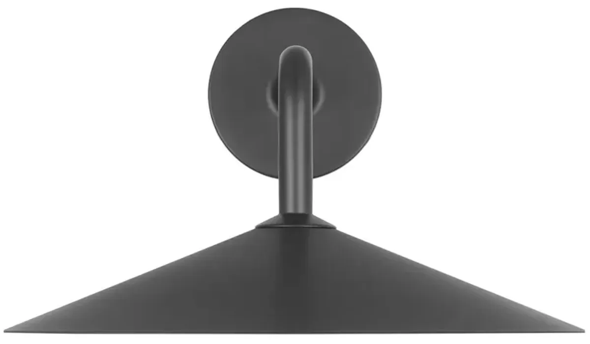 Visual Comfort Ponce Updated Traditional Black Iron Steel Armed Sconce