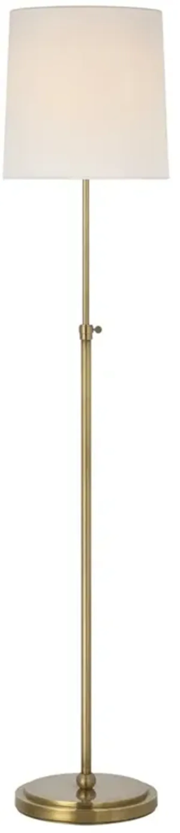 Visual Comfort Bryant Modern Classic Antique Brass Cordless Floor Lamp