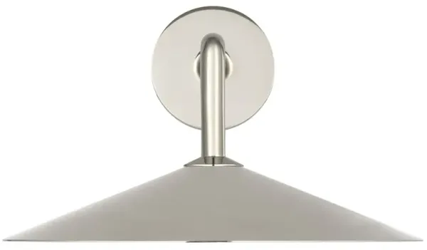 Visual Comfort Ponce Updated Traditional Polished Nickel Armed Sconce