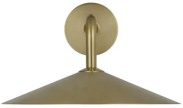 Visual Comfort Ponce Updated Traditional Antique Brass Armed Sconce