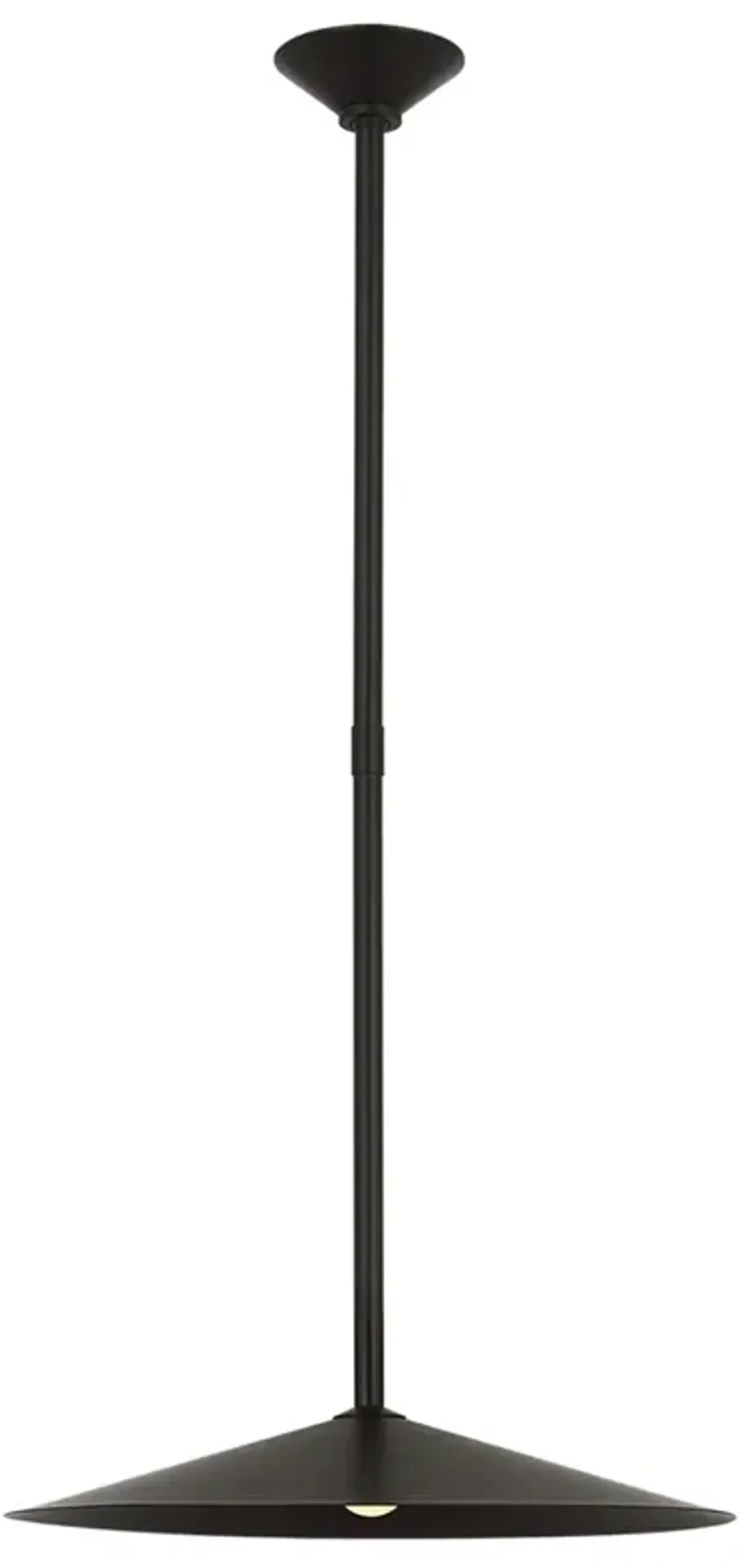 Visual Comfort Ponce Updated Traditional Iron Single Pendant - 18"