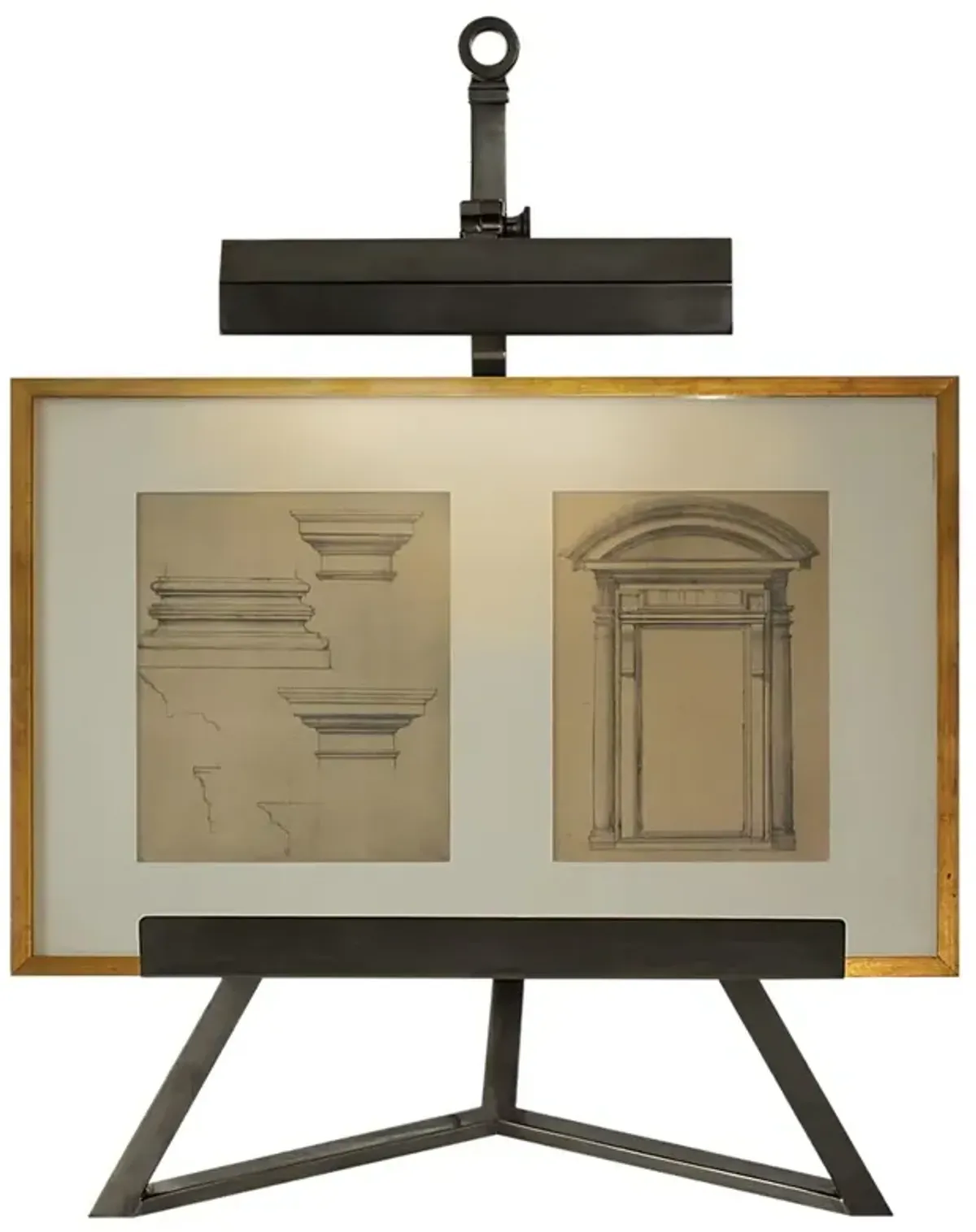 Visual Comfort Estelle Updated Traditional Gun Metal Display Lamp