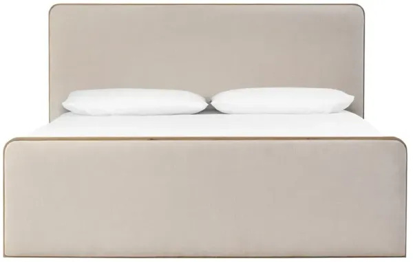 Melanie Modern Classic Beige Bed - King