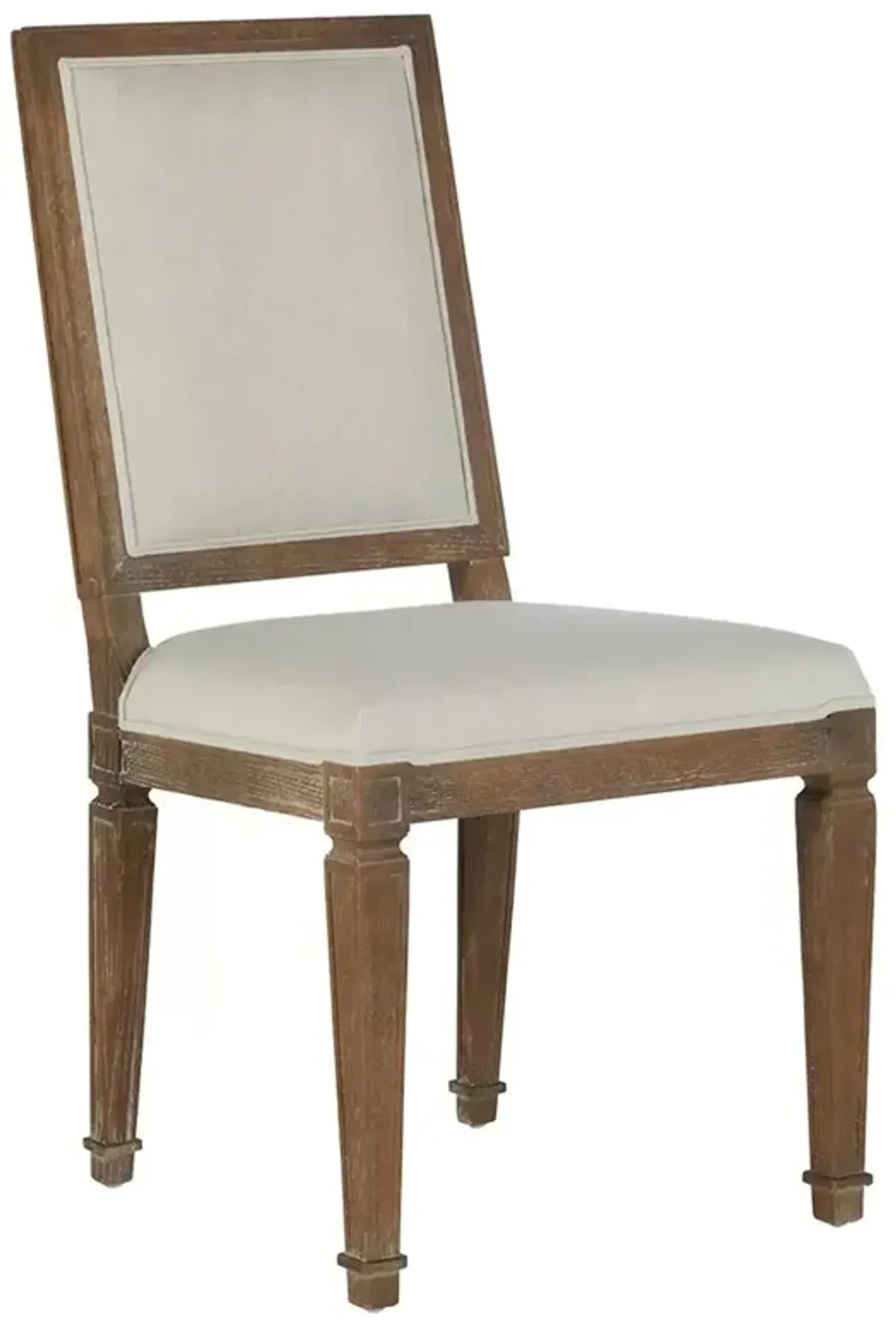 Danielle Updated Traditional Brown Oak White Performance Dining Chair