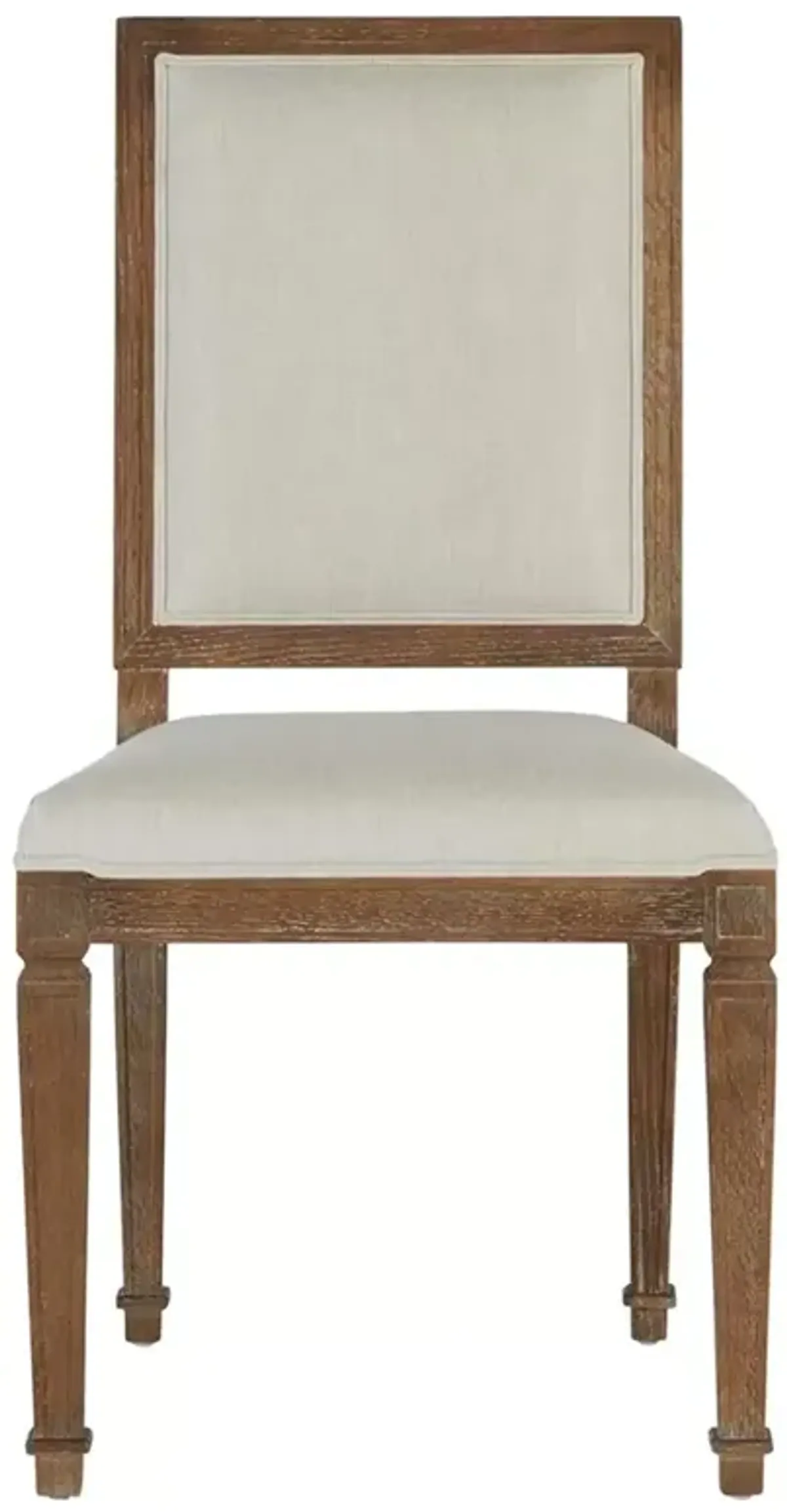 Danielle Updated Traditional Brown Oak White Performance Dining Chair
