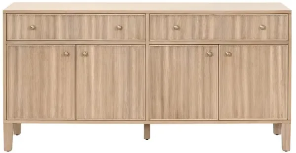 Mira Coastal Beach Natural Oak Sideboard