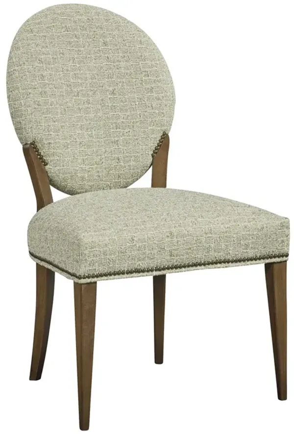 Peregrine French Country Parquet Fern Wood King Louis Dining Chair