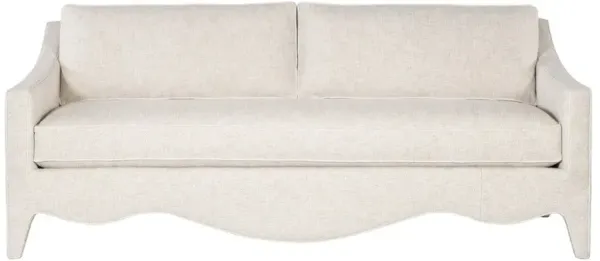 Floriana Updated Traditional Tivoli Sand Performance Sofa - 85"