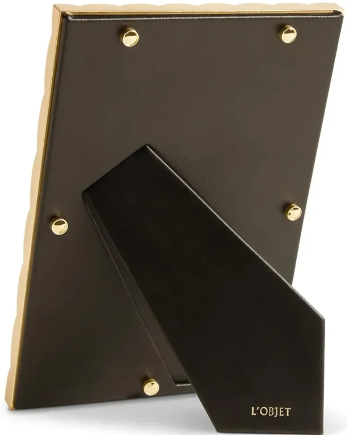 L'Objet Maxime Modern Classic Gold Metal Photo Frame - 5x7