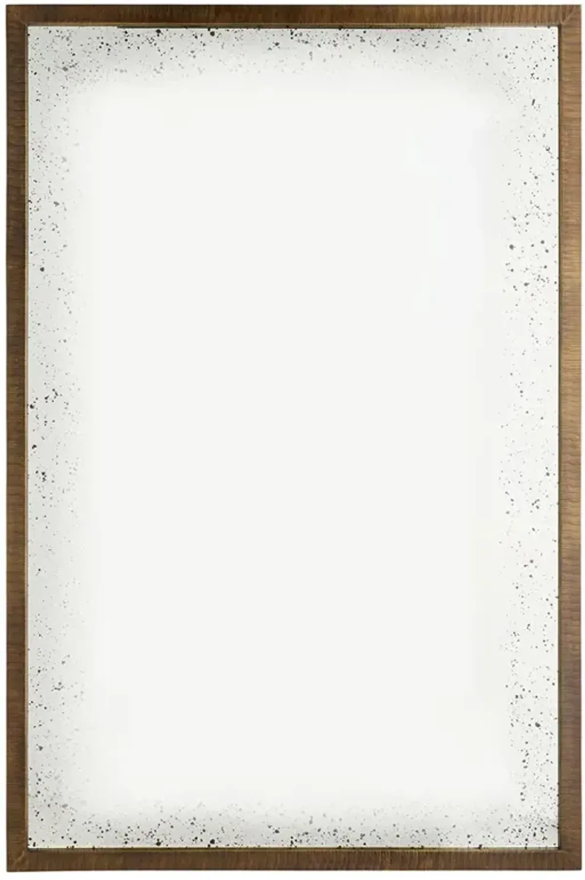 Jamie French Country Antique Brown Aluminum Rectangular Floor Mirror