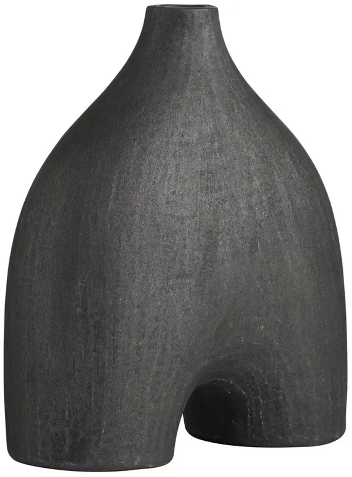 Jeffrey Modern Classic Matte Charcoal Terracotta Sculpture